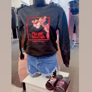 pink panther sweatshirt